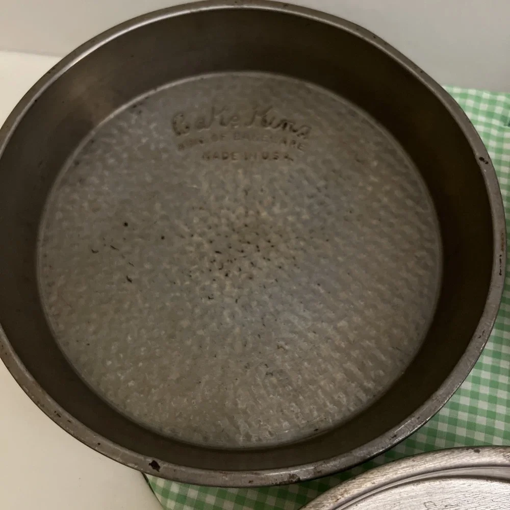 Set of 3 Bake King King of Bakeware 8.5 Inch Round Cake Pans USA‎ Vintage